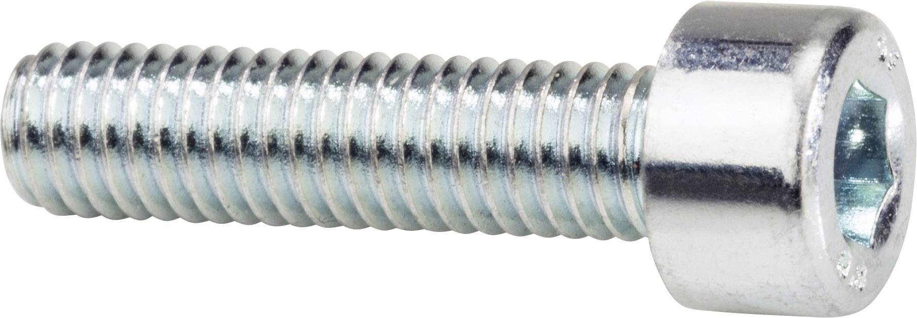 Wkręt z łbem walcowym, DIN 912, M4, 20 mm, zestaw, 100 szt. - obrazek 1