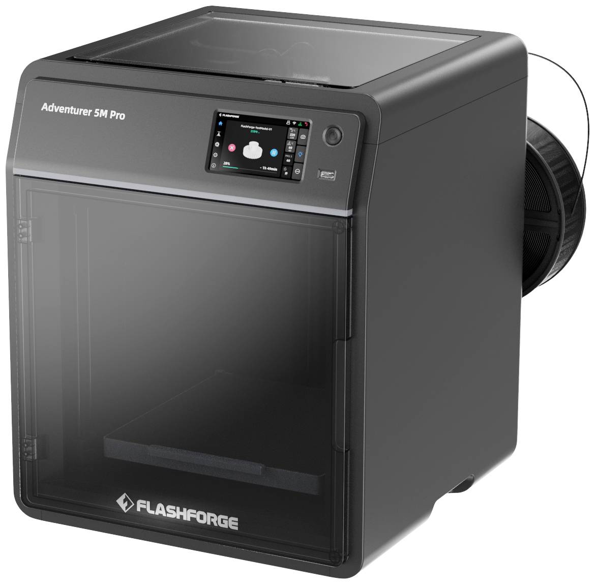 Flashforge Adventurer 5M Pro Drukarka 3D podgrzewana taca na wydruk, elastyczne metalowe łóżko, zawiera filiament, zaw. - obrazek 1