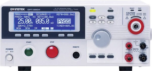 Miernik rezystancji izolacji GW Instek GPT-9804 Kalibracja (ISO)