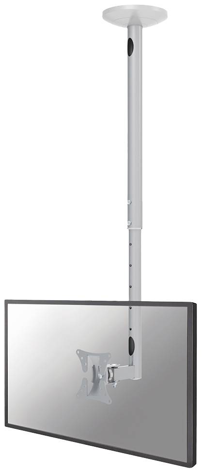 Uchwyt sufitowy do TV, LCD Neomounts FPMA-C050SILVER, Maks. udźwig: 20 kg, 25,4 cm (10") - 76,2 cm (30") - obrazek 1