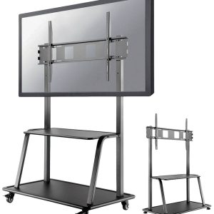 Neomounts NS-M4000BLACK Stojak na kółkach do telewizora 152,4 cm (60″) – 267,0 cm (105″) Stojak podłogowy, Sztywny Neomounts NS-M4000BLACK Stojak na kółkach do telewizora 152,4 cm (60″) – 267,0 cm (105″) Stojak podłogowy, Sztywny