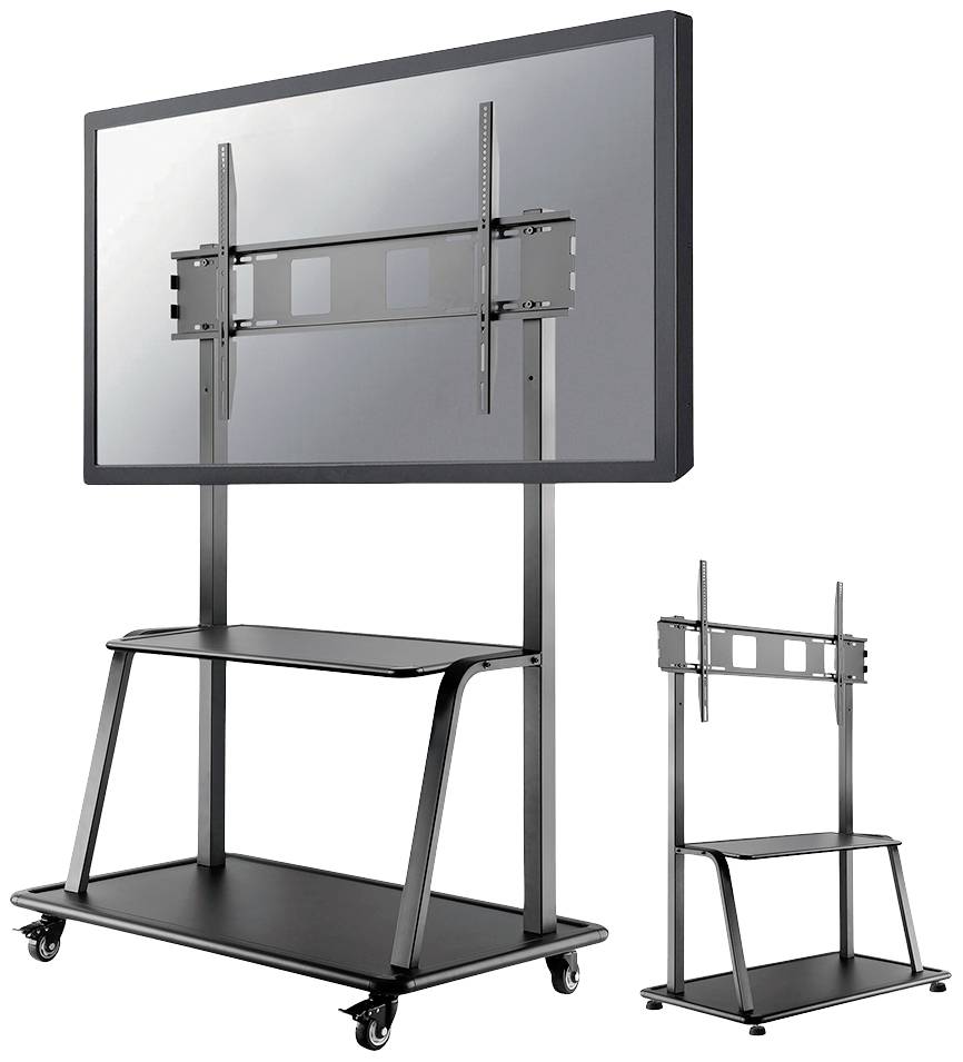 Neomounts NS-M4000BLACK Stojak na kółkach do telewizora 152,4 cm (60") - 267,0 cm (105") Stojak podłogowy, Sztywny - obrazek 1