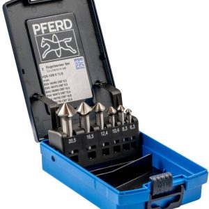 Pogłębiacz stożkowy zestaw PFERD TOOLS SET KES HSS DIN 335 C90° 6 25202154 1 szt. Pogłębiacz stożkowy zestaw PFERD TOOLS SET KES HSS DIN 335 C90° 6 25202154 1 szt.