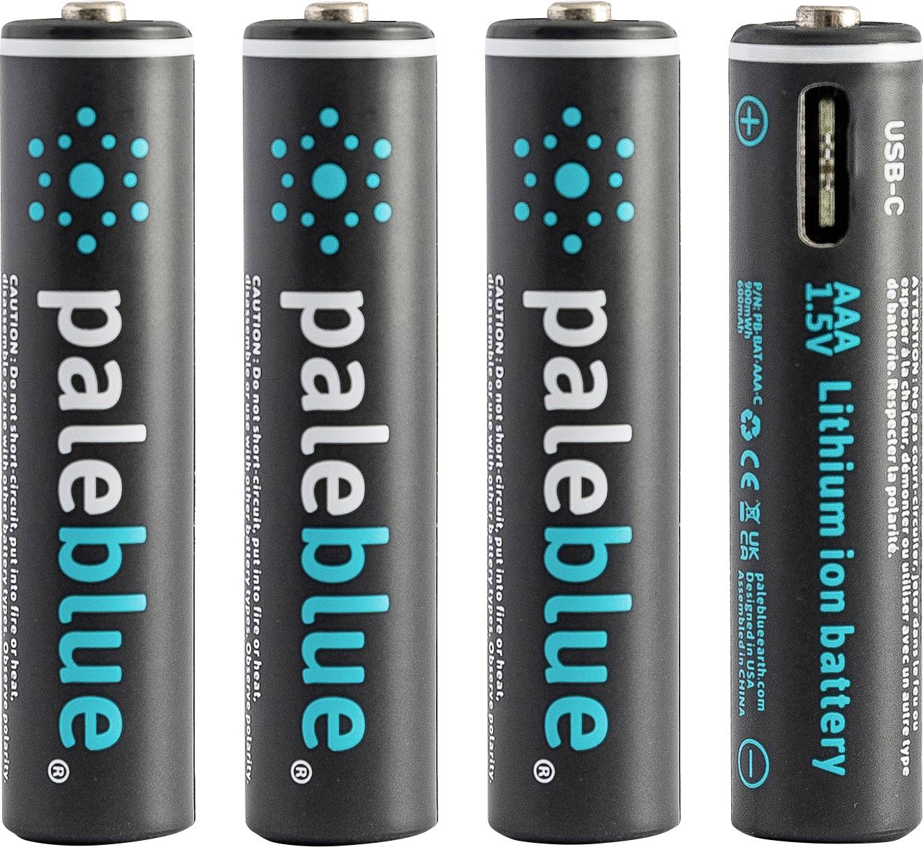 Akumulator AAA/R03 Paleblue, Li-Ion, 600, 1.5 V, 4 szt. - obrazek 1