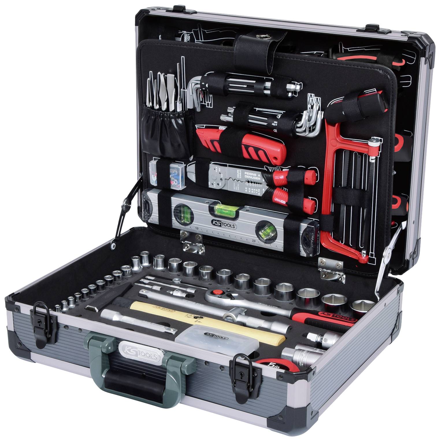 KS Tools 911.0727 911.0727 Zestaw narzędzi uniwersalny w walizce - obrazek 1