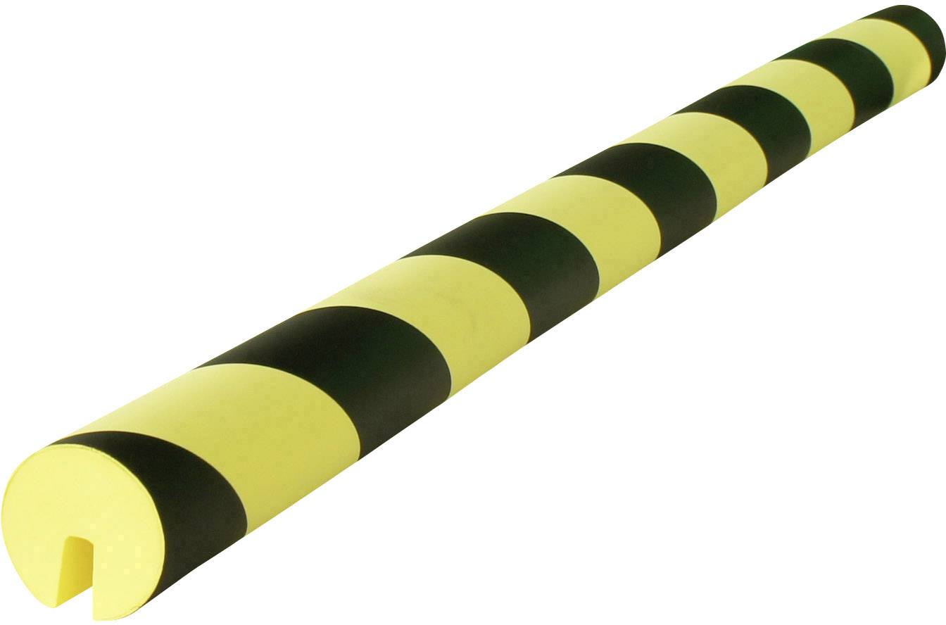 VISO PU 208 NJ Porfil ochronny z szczeliną czarny, żółty (Ø x D) 40 mm x 750 mm - obrazek 1