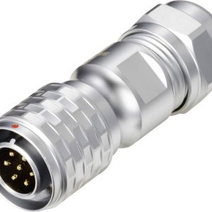 Złącze okrągłe męskie push-pull Weipu SF1210/P7 II, 7 pin, 125 V/AC, IP67, do lutowania