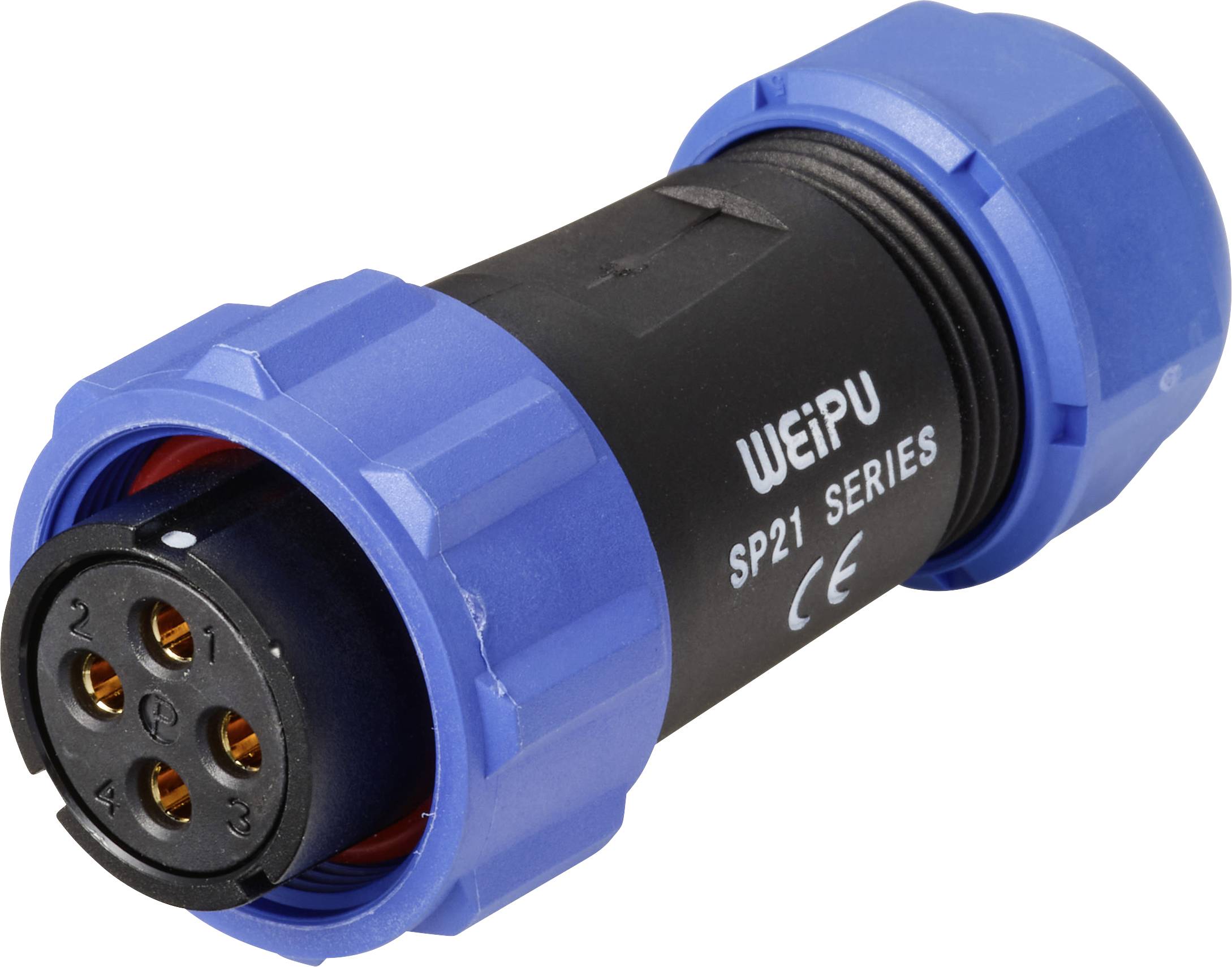 Złącze IP68 seria SP21 Weipu SP2110 / S 4 I, 1 szt. - obrazek 1