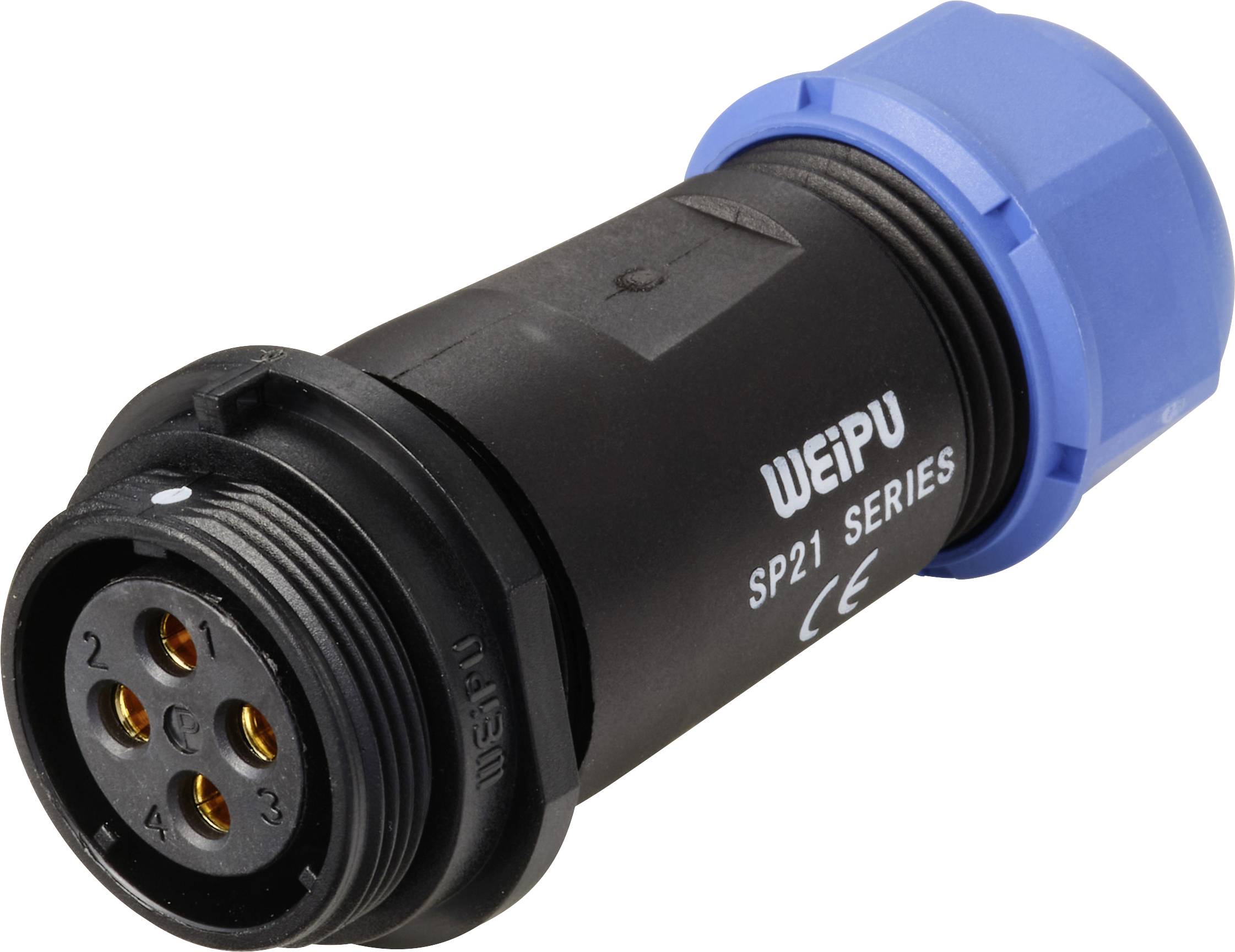 Złącze IP68 seria SP21 Weipu SP2111 / S 4 I, 1 szt. - obrazek 1