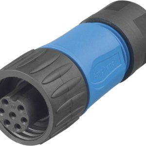 Złącze kablowe Amphenol C016 30D006, 6-pin + PE, przyłącze śrubowe