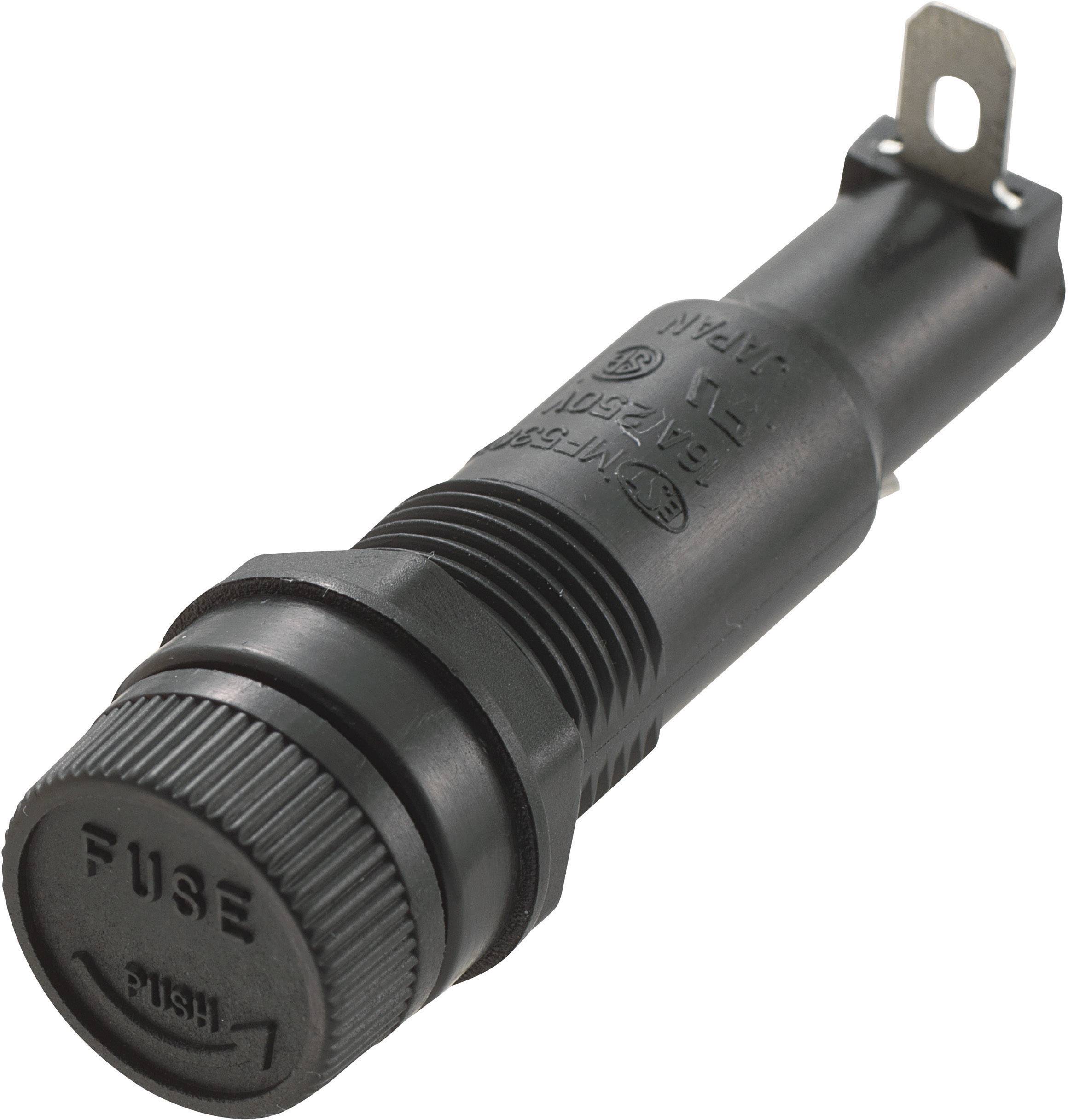 TRU COMPONENTS 701482 Uchwyt bezpiecznika MF-530H, 250 V/AC, 16 A, 1 szt. - obrazek 1