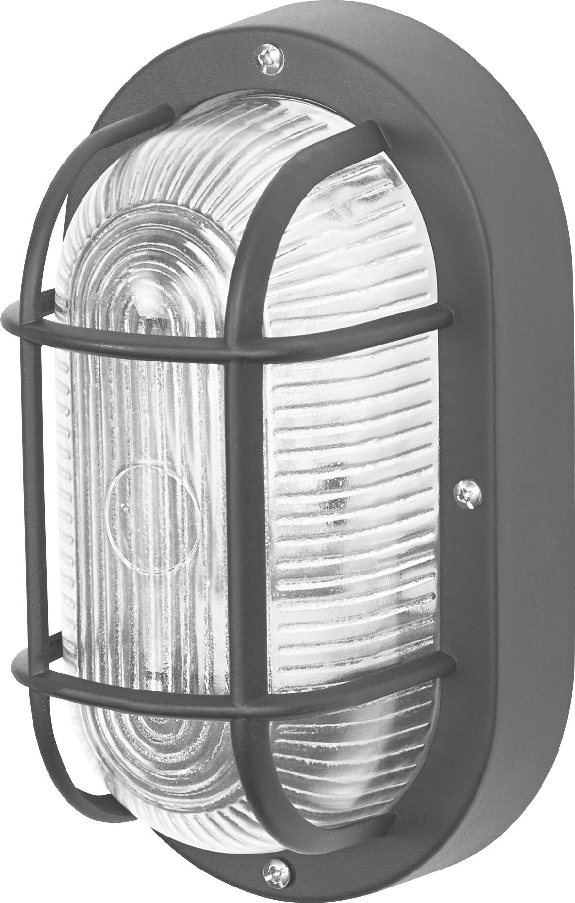Lampa sufitowa, Kinkiet OSRAM HOMELIGHTING Bulkhead Essential Oval E27 Black 4058075845589 czarny - obrazek 1