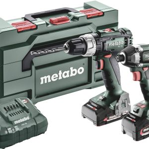 Wiertarko-wkrętarka akumulatorowa, Wkrętarka udarowa akumulatorowa Metabo BSL+SSD200LTBL 685194000 18 V 4 Ah zaw. akumul Wiertarko-wkrętarka akumulatorowa, Wkrętarka udarowa akumulatorowa Metabo BSL+SSD200LTBL 685194000 18 V 4 Ah zaw. akumul