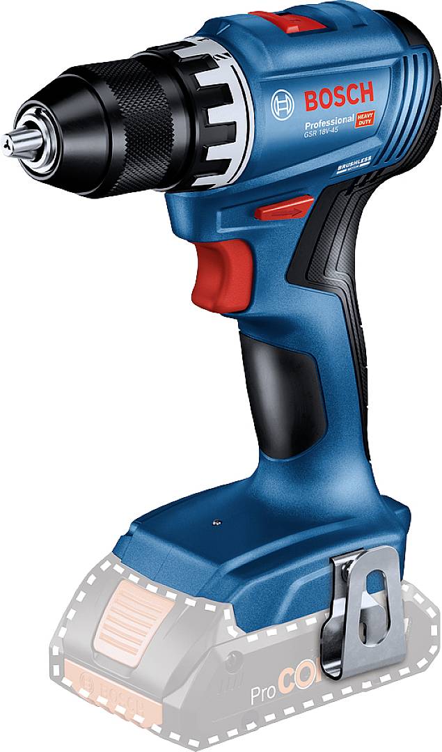 Wiertarko-wkrętarka akumulatorowa Bosch Professional GSR 18V-45 06019K3200 18 V bez akumulatora - obrazek 1