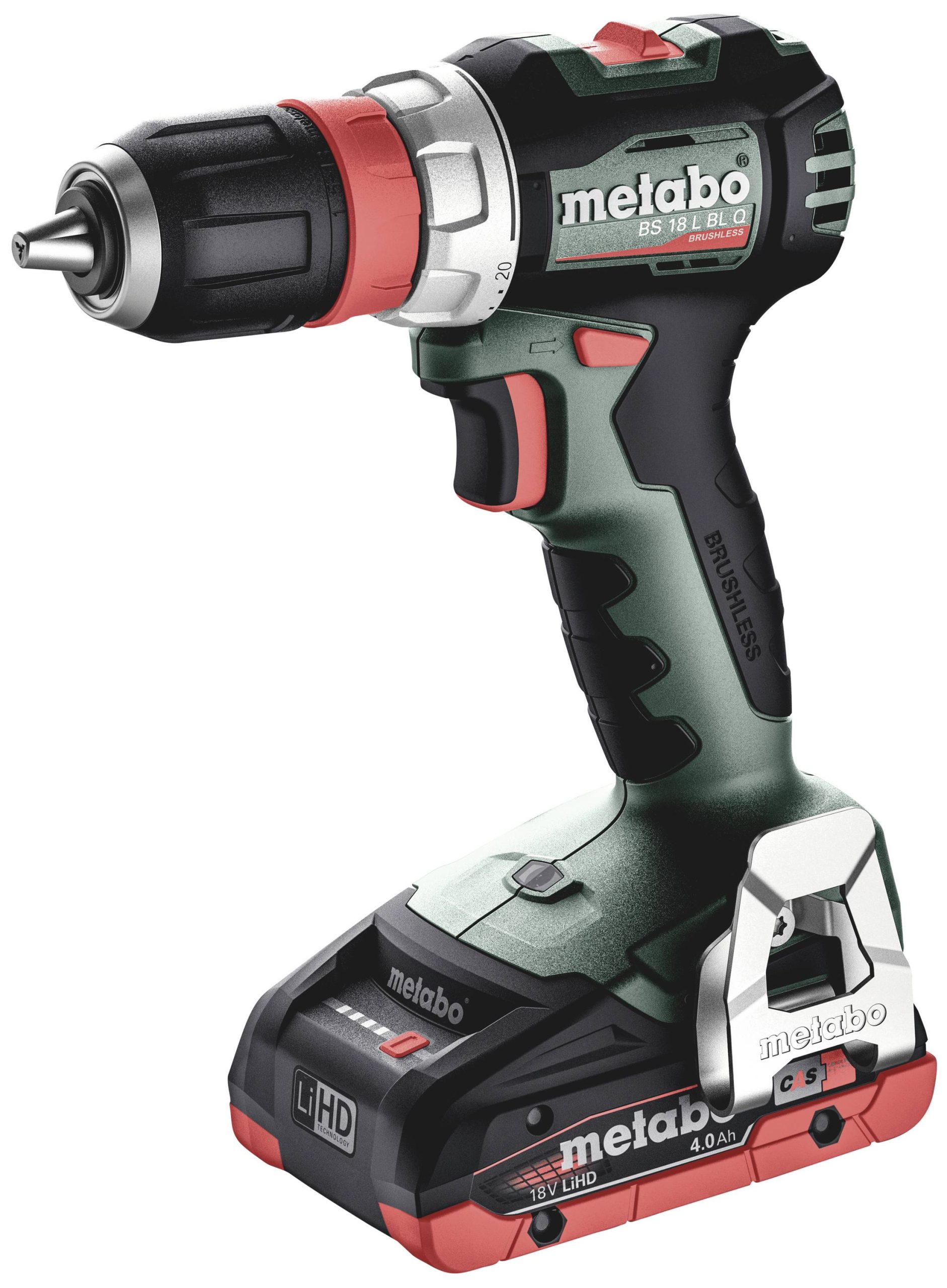 Wiertarko-wkrętarka akumulatorowa Metabo BS 18 L BL Q 613156800 18 V 4 Ah zaw. 2 akumulatory, bezszczotkowy, zaw. walizk - obrazek 1