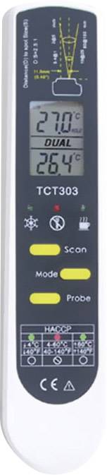TFA Dostmann 31.1119.K Pirometr i termometr bagnetowy HACCP Optyka 2:1 -55 - +250 °C Pomiar bezdotykowy IR - obrazek 1