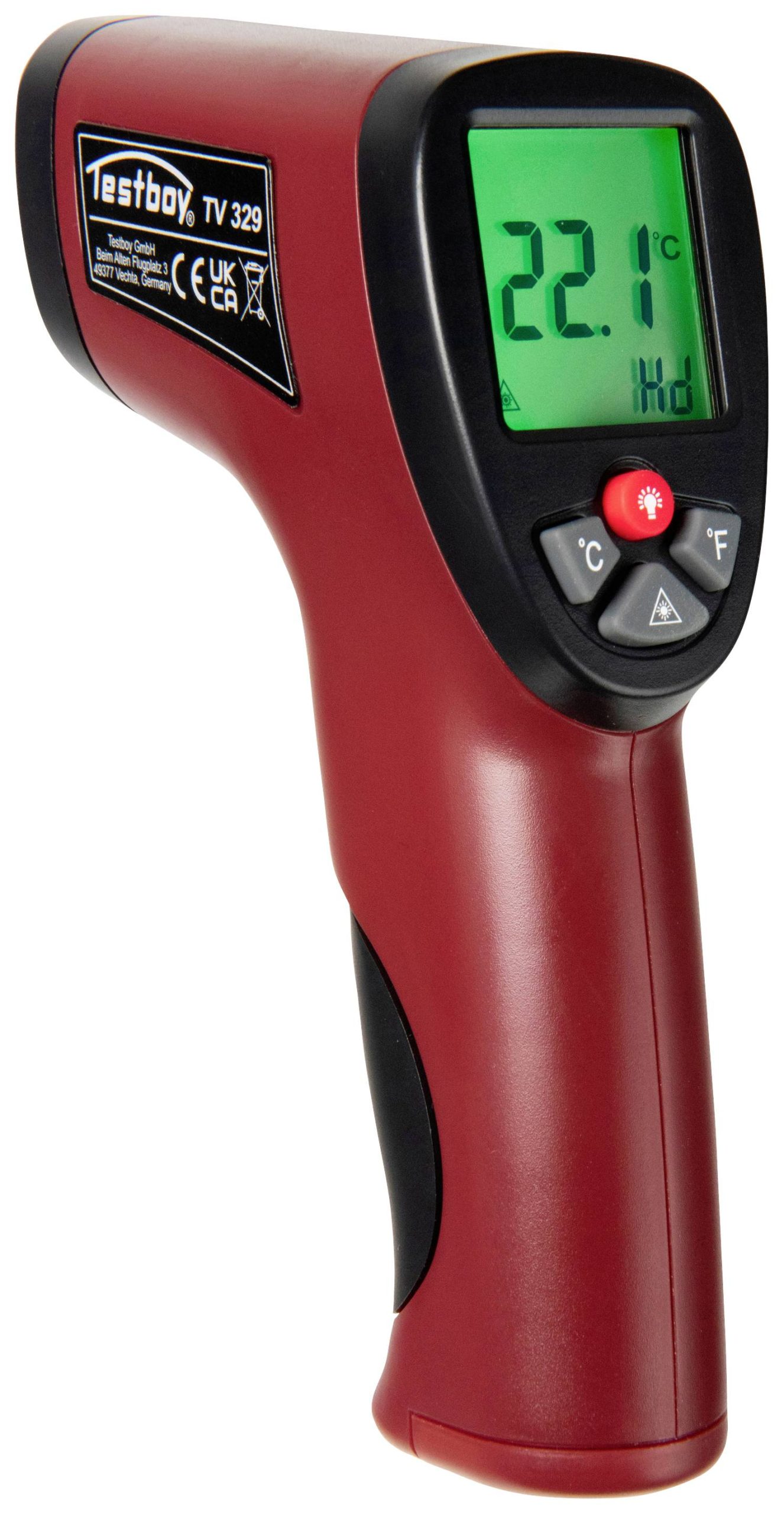 Testboy TV 329 Pirometr Optyka 12:1 -50 - +550 °C - obrazek 1