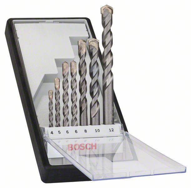Zestaw wierteł do betonu Bosch Accessories 2607010545 4 mm, 5 mm, 6 mm, 6 mm, 8 mm, 10 mm, 12 mm 1 zest. - obrazek 1