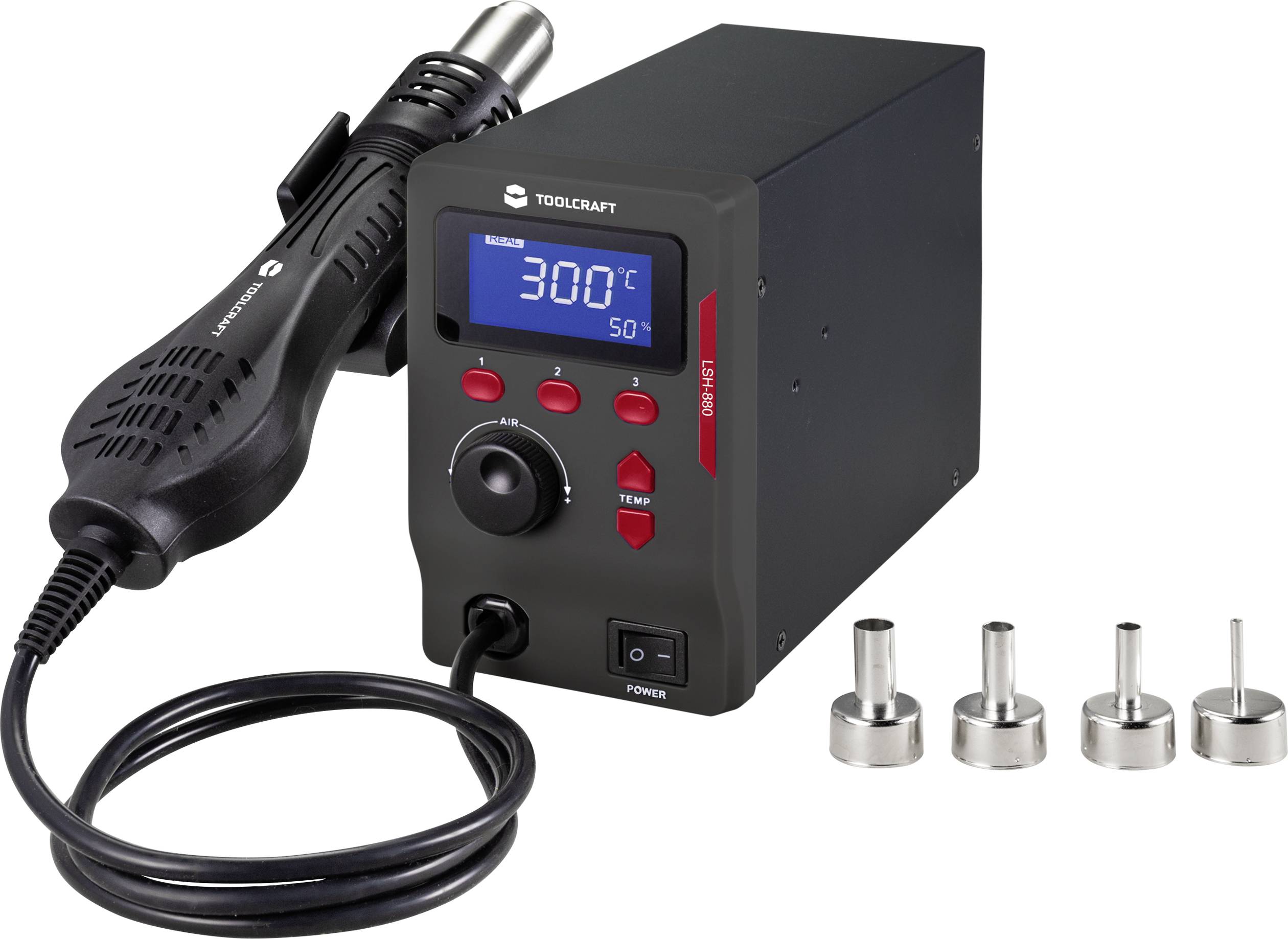 Stacja Hot Air TOOLCRAFT LSH-880 TO-6904818 800 W 100 - 500 °C - obrazek 1