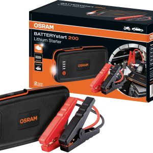 Urządzenie rozruchowe Osram Automotive BATTERYstart 200, 150 A, 6 Ah Urządzenie rozruchowe Osram Automotive BATTERYstart 200, 150 A, 6 Ah