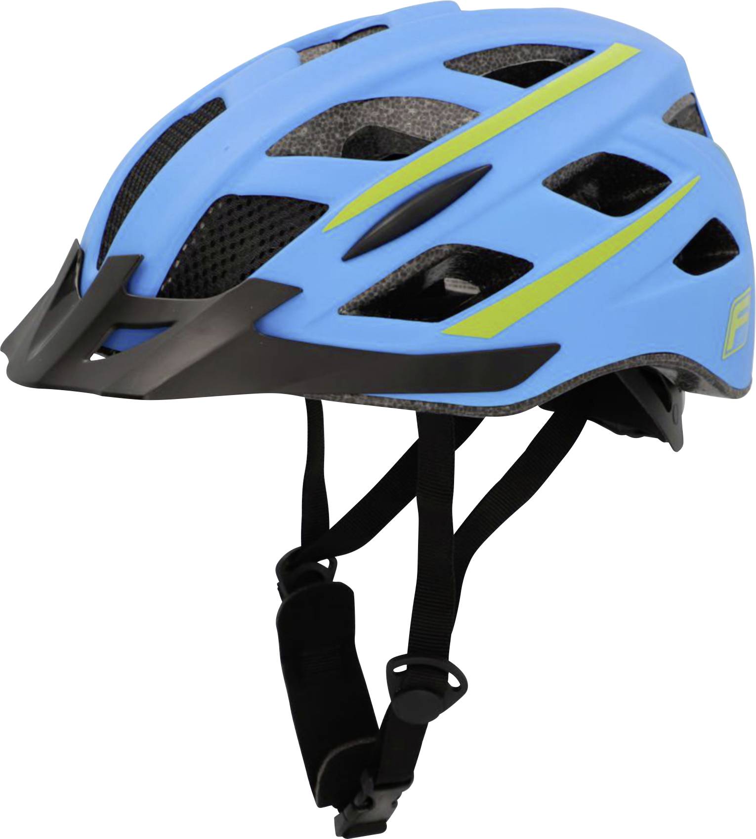 kask rowerowy FISCHER FAHRRAD 50453:FISCHER, S/M, Obwód głowy: 52-59 cm, niebieski - obrazek 1