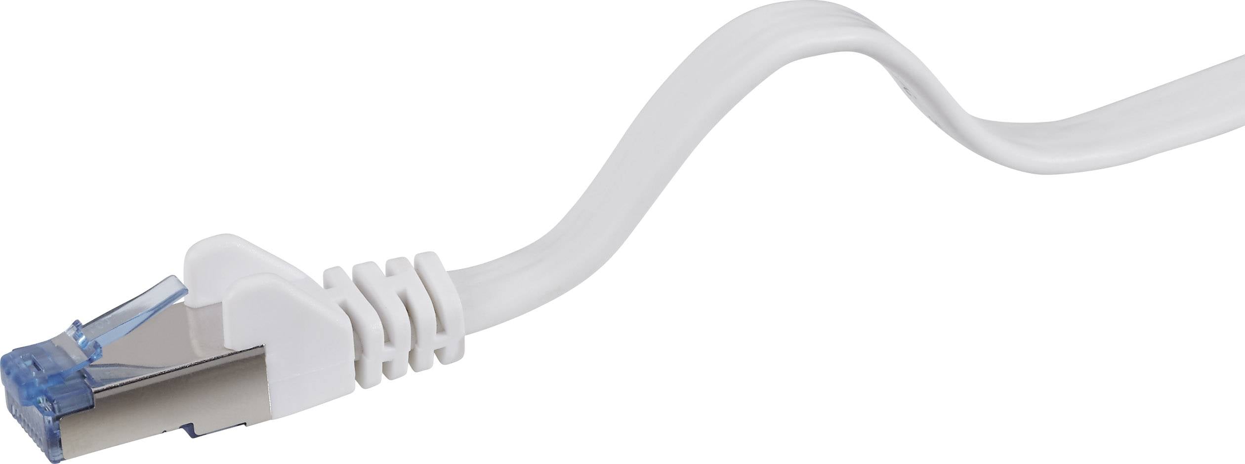 kabel LAN Renkforce RF-4149849, 1 szt., RJ45, CAT 6a, U/FTP, 10.00 m, szary - obrazek 1