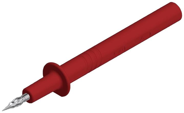 Hirschmann Test & Measurement PRUEF 3 rt Końcówka pomiarowa 973369101 złącze wtykowe, 4 mm Ohne Messkategorie czerwony 1 - obrazek 1