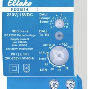 FD2G14 Eltako Bramka DALI szyna montażowa FD2G14 Eltako Bramka DALI szyna montażowa