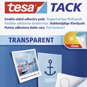 Tesa Tack® Doublesided Adhesive Pads Big Pack 200 Pieces tesa 59401-00000-01 przeźroczysty TACK Zawartość: 200 szt. Tesa Tack® Doublesided Adhesive Pads Big Pack 200 Pieces tesa 59401-00000-01 przeźroczysty TACK Zawartość: 200 szt.
