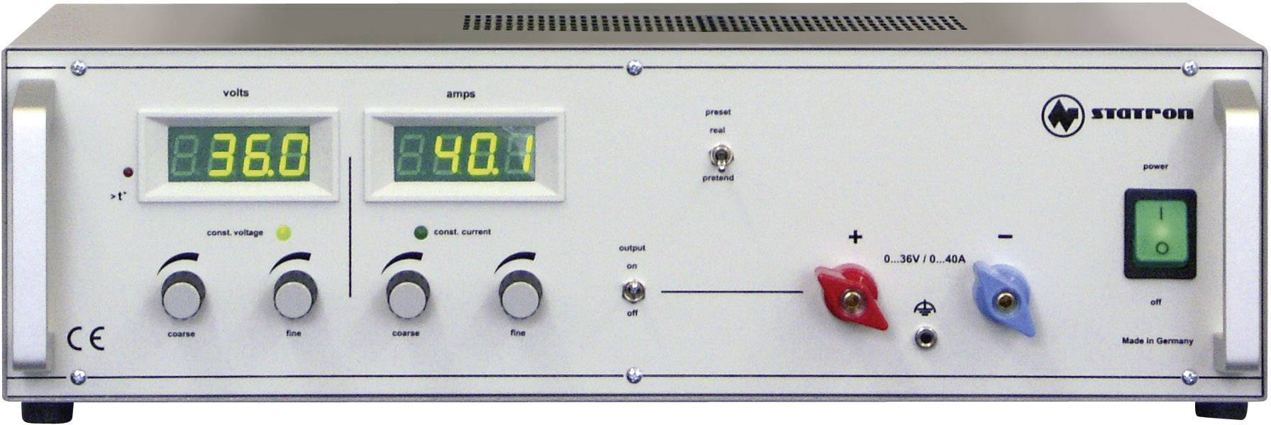 Zasilacz laboratoryjny regulowany Statron 3256.1 0 - 36 V/DC 0 - 40 A 1440 W - obrazek 1