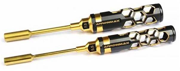 ArrowMax AM-450992-BG Klucz sześciokąt zewnętrzny 5,5, 7 - obrazek 1