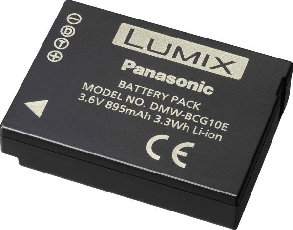 Akumulator zamienny Panasonic DMW-BCG10 ID secured, Kompatybilność z markami: Panasonic, Li-Ion, 3.6 V, 895 mAh