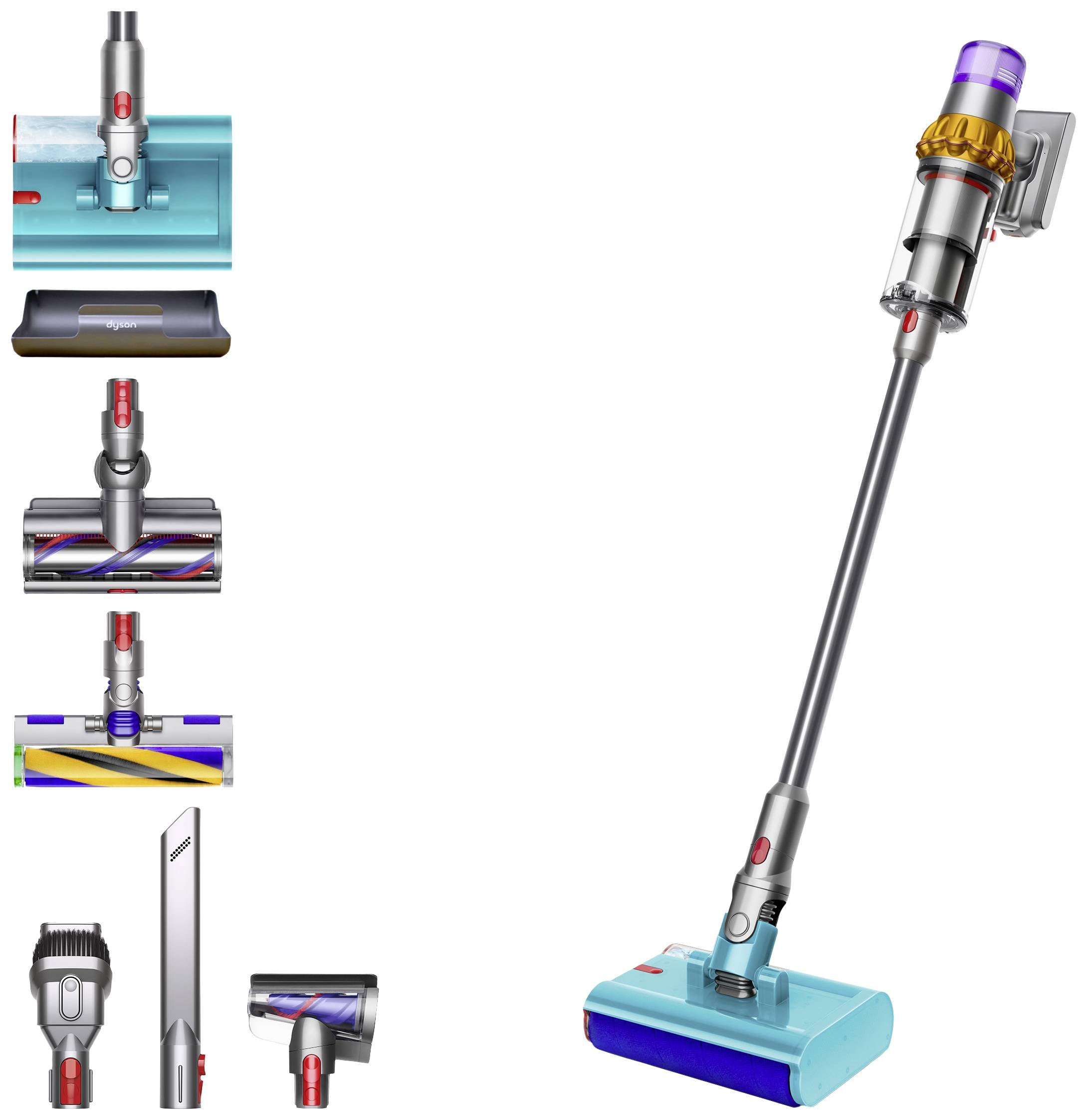 dyson V15s Detect Submarine 448798-01 Odkurzacz cyklonowy akumulatorowy 25.2 V 230 V 660 W napędzana turboszczotka - obrazek 1