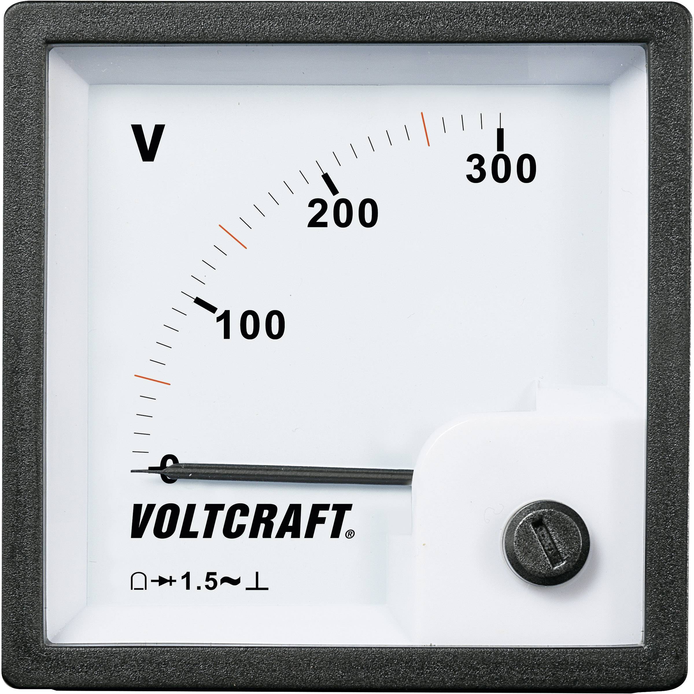 Analogowy wskaźnik panelowy VOLTCRAFT AM-72x72/300V - obrazek 1