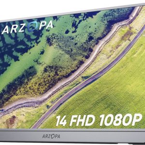 Arzopa Przenośny monitor EEK A (A – G) 35.6 cm (14 cal) 1920 x 1080 px 16:9 25 ms HDMI, USB-C® (DP Alt Mode), USB-A LCD Arzopa Przenośny monitor EEK A (A – G) 35.6 cm (14 cal) 1920 x 1080 px 16:9 25 ms HDMI, USB-C® (DP Alt Mode), USB-A LCD