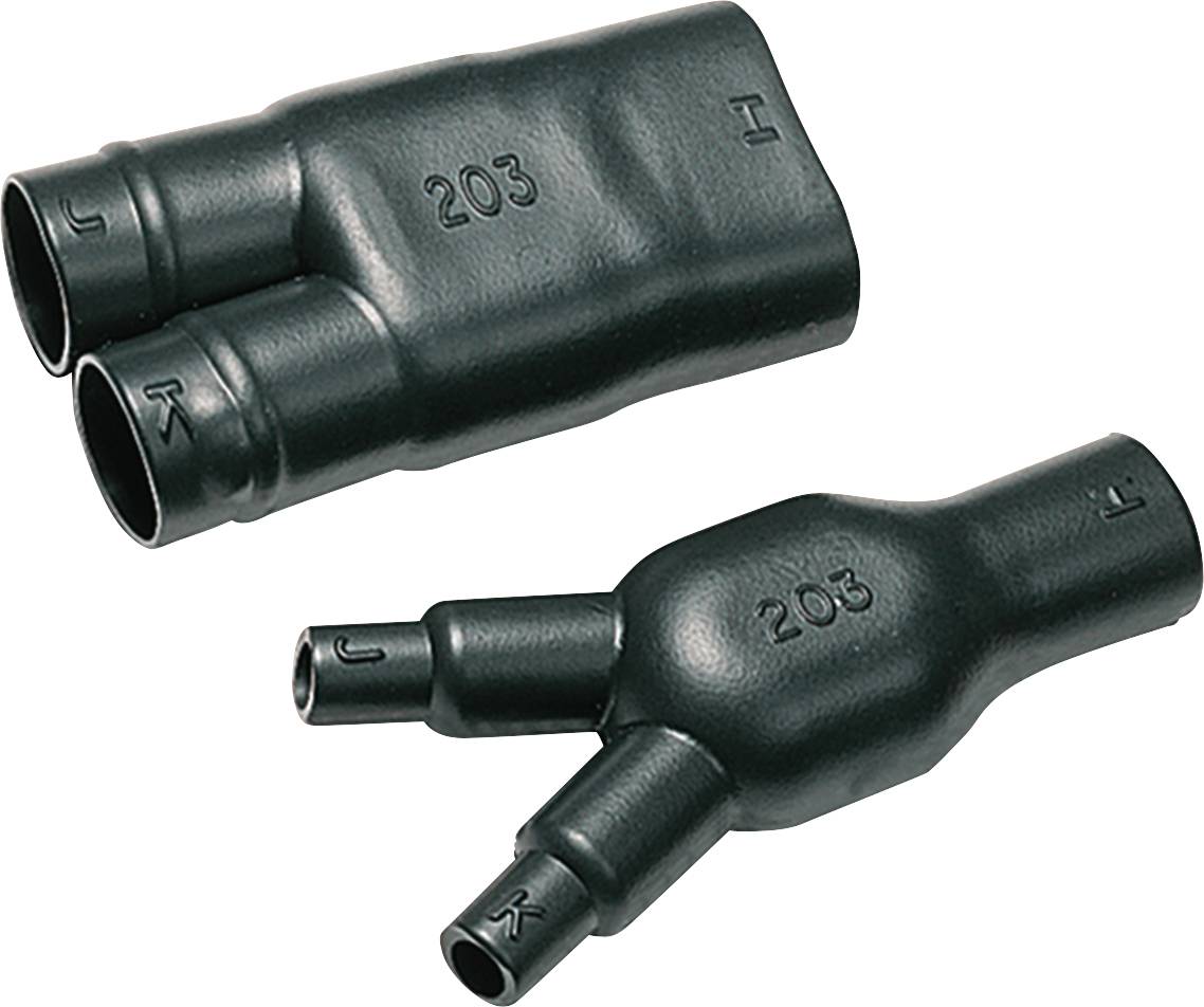 HellermannTyton 402-06180 Część termokurczliwa 206-1-G-PO-X-BK, 1 szt. - obrazek 1