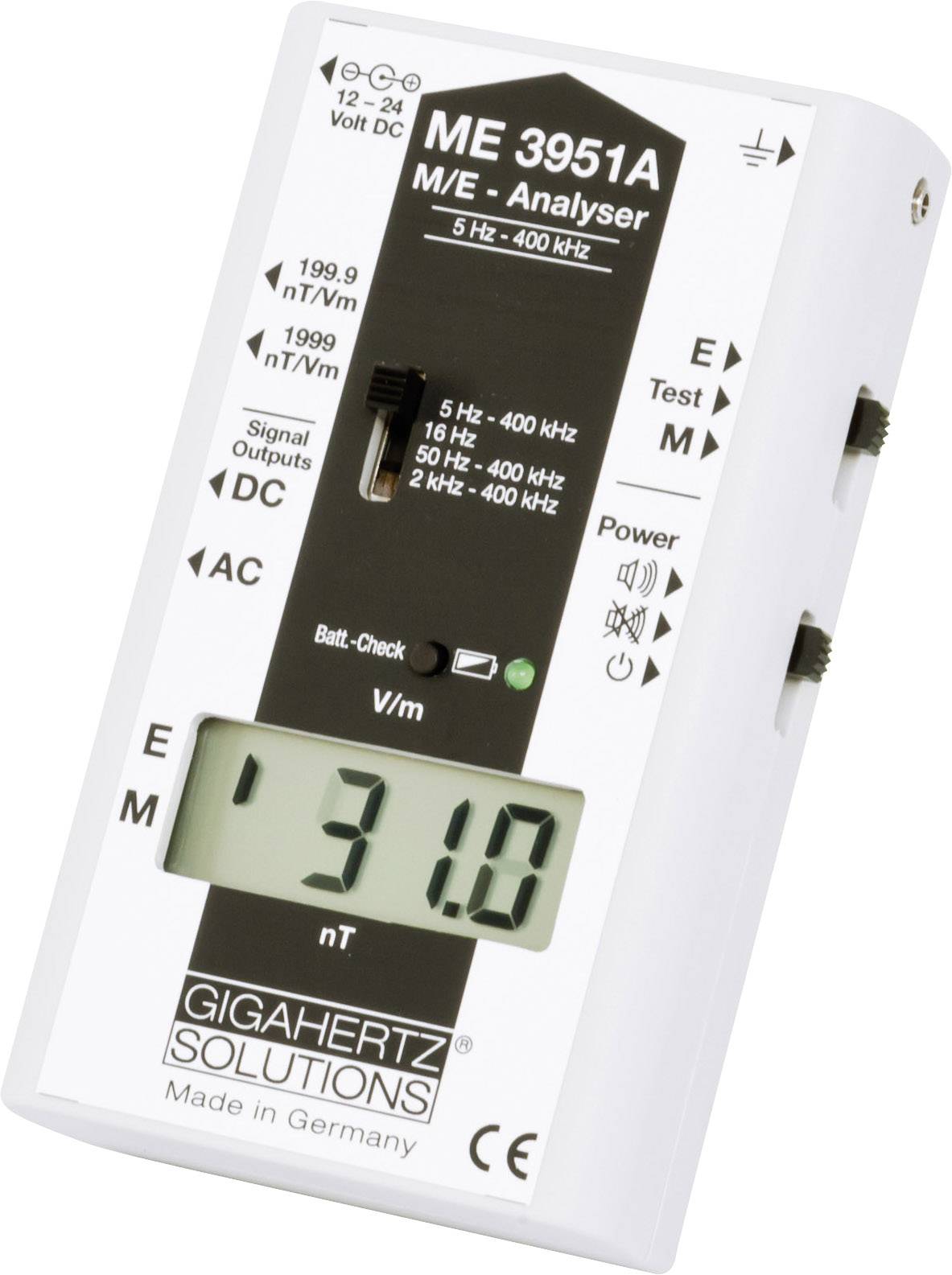Miernik pola elektromagnetycznego Gigahertz Solutions ME 3951 A, N/A, N/A - obrazek 1