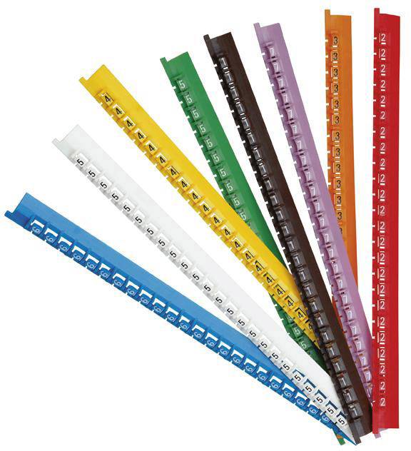Oznacznik kablowy Legrand Legrand 037780 037780, tworzywo sztuczne, 0.80 do 2.20 mm, 600 szt. - obrazek 1