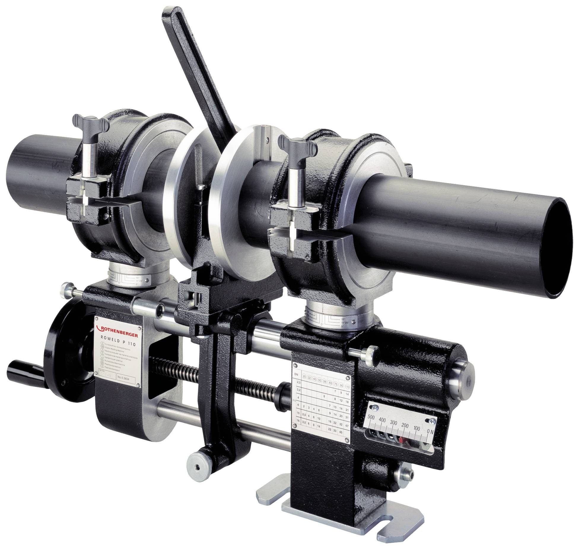 Zgrzewarka doczołowa ROWELD P110 komplet., 40 mm, 230 V. Rothenberger 55844 - obrazek 1