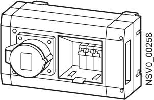 Siemens BVP:034282 BD01-AK2M1/CEE325A323 Kaseta odpływowa szary błyszczący 32 A 400 V/AC 1 szt. - obrazek 1