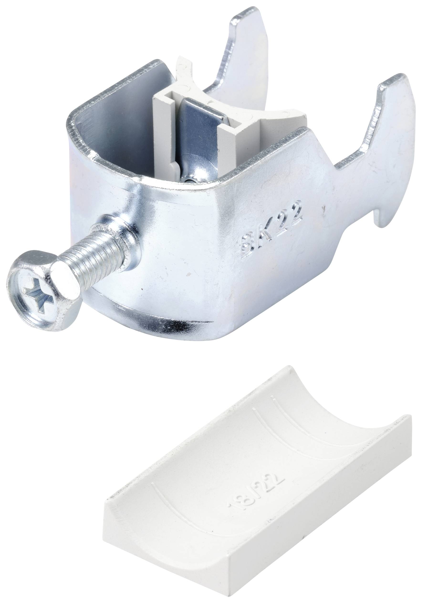 Sygonix SY-5067268 Zacisk kablowy z blachy stalowej Uchwyt przewodu stal 10 szt. - obrazek 1