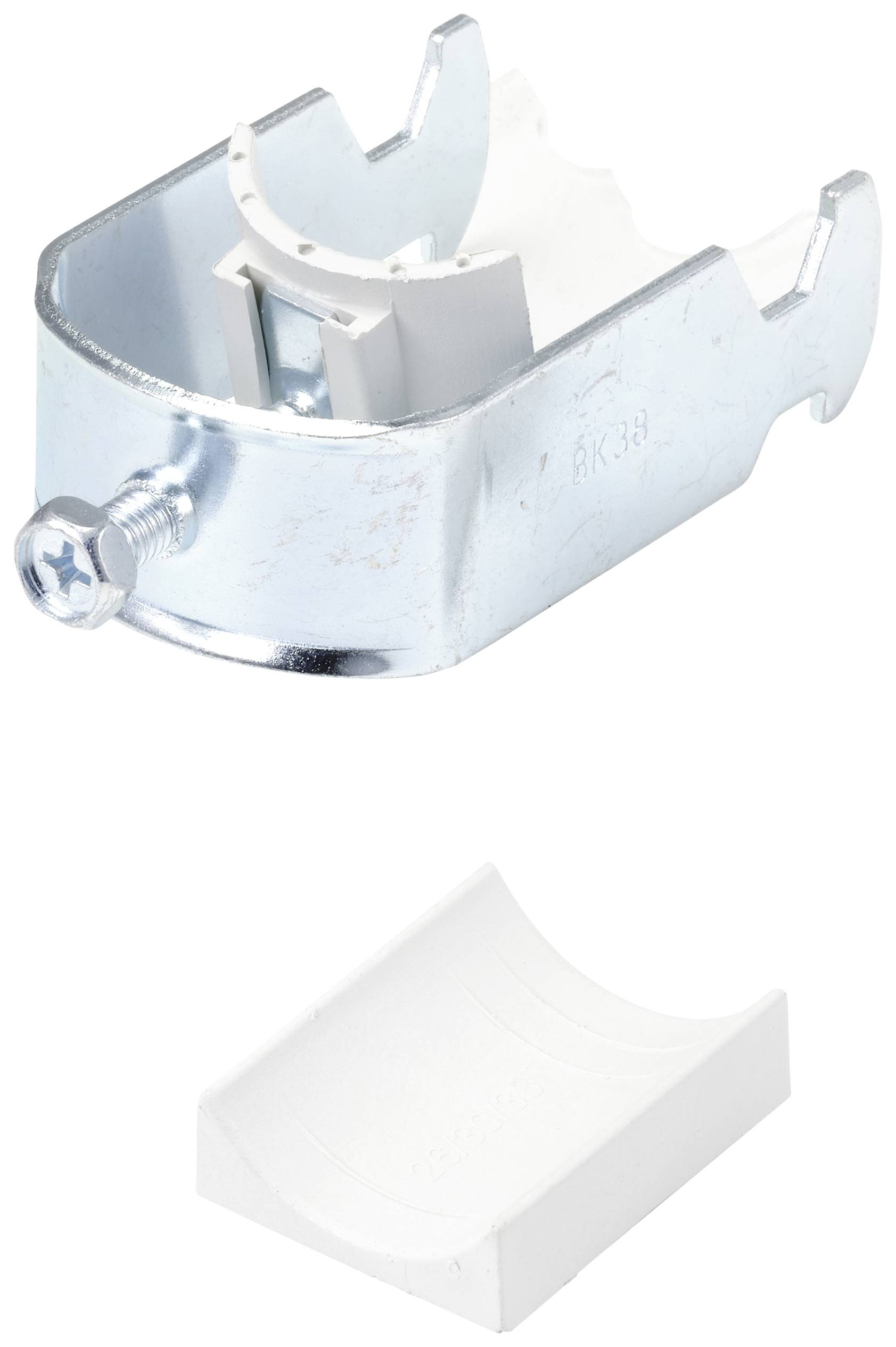 Sygonix SY-5067274 Zacisk kablowy z blachy stalowej Uchwyt przewodu stal 10 szt. - obrazek 1