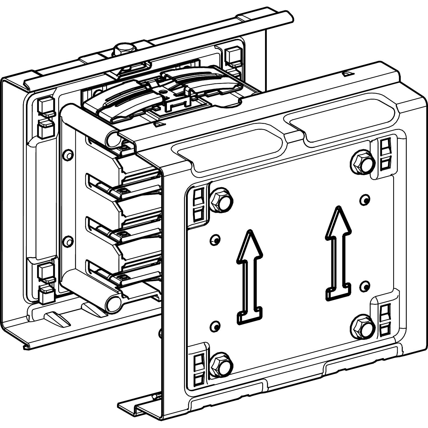Schneider Electric KSA250ZJ4 Akcesoria KSA, kostka przyłączeniowa, 250A Element połączeniowy 1 szt. - obrazek 1