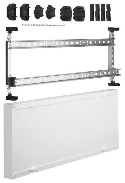 Hager UD23A1 Blok konstrukcyjny Hager UD23A1 uniwersalny 300x750mm do złączy poziomych Podzespół tworzywo sztuczne biały - obrazek 1