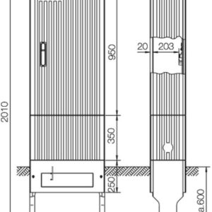 Hager ZAL205 Kolumna dystrybucyjna Hager ZAL205 pusta 2010x583x277mm Kolumna dystrybucyjna szary (ral 7035) 1 szt. Hager ZAL205 Kolumna dystrybucyjna Hager ZAL205 pusta 2010x583x277mm Kolumna dystrybucyjna szary (ral 7035) 1 szt.