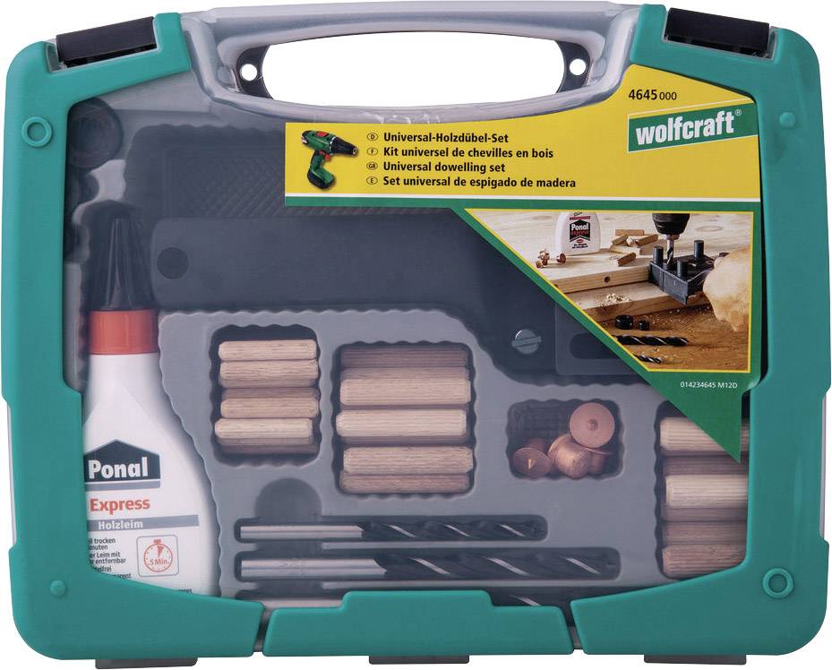 Wolfcraft 4645000 4645000 Zestaw kołków 1 szt. - obrazek 1