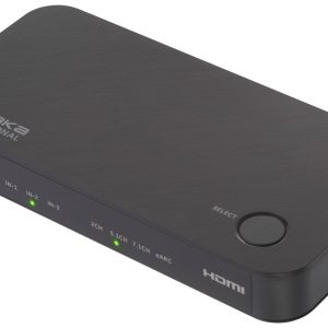 SpeaKa Professional telewizory i amplitunery, Audio ekstraktor SP-HDA-510 [HDMI – HDMI] 3840 x 2160 Pixel eARC, S/PDIF +