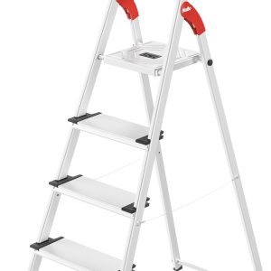 Hailo L80 ComfortLine 8040-507 aluminium Drabina składana ze stopniem zaw. wkładkę na narzędzia Maksymalna wysokość robo Hailo L80 ComfortLine 8040-507 aluminium Drabina składana ze stopniem zaw. wkładkę na narzędzia Maksymalna wysokość robo