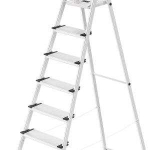 Hailo L80 ComfortLine 8040-807 aluminium Drabina składana ze stopniem zaw. wkładkę na narzędzia Maksymalna wysokość robo Hailo L80 ComfortLine 8040-807 aluminium Drabina składana ze stopniem zaw. wkładkę na narzędzia Maksymalna wysokość robo