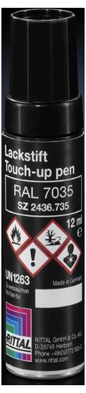 Rittal SZ 2436.735 Lakier trzpień szaro-biały (ral 7035) 12 ml - obrazek 1